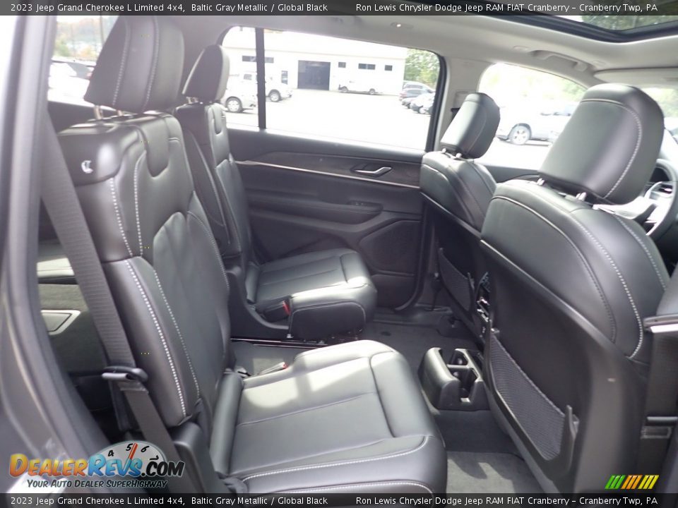 Rear Seat of 2023 Jeep Grand Cherokee L Limited 4x4 Photo #11