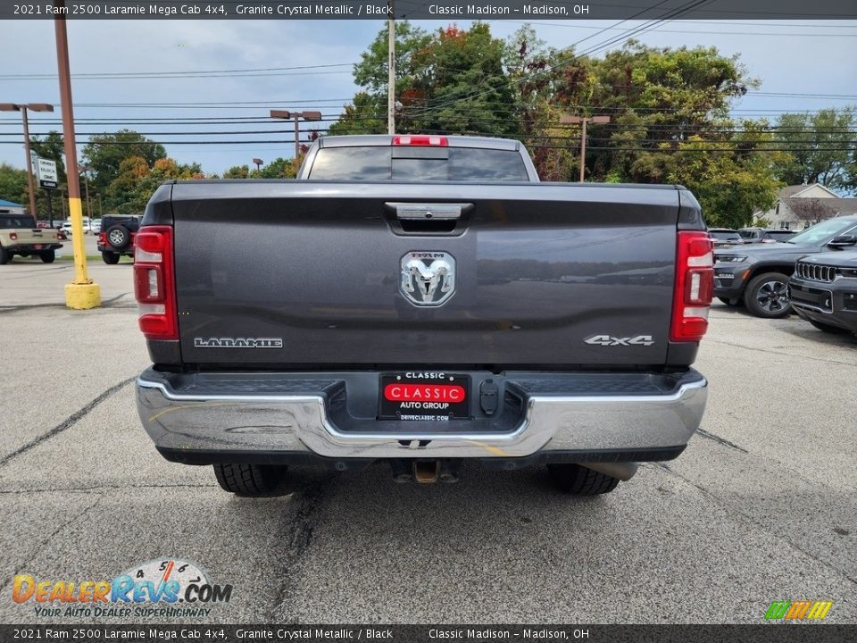 2021 Ram 2500 Laramie Mega Cab 4x4 Granite Crystal Metallic / Black Photo #19