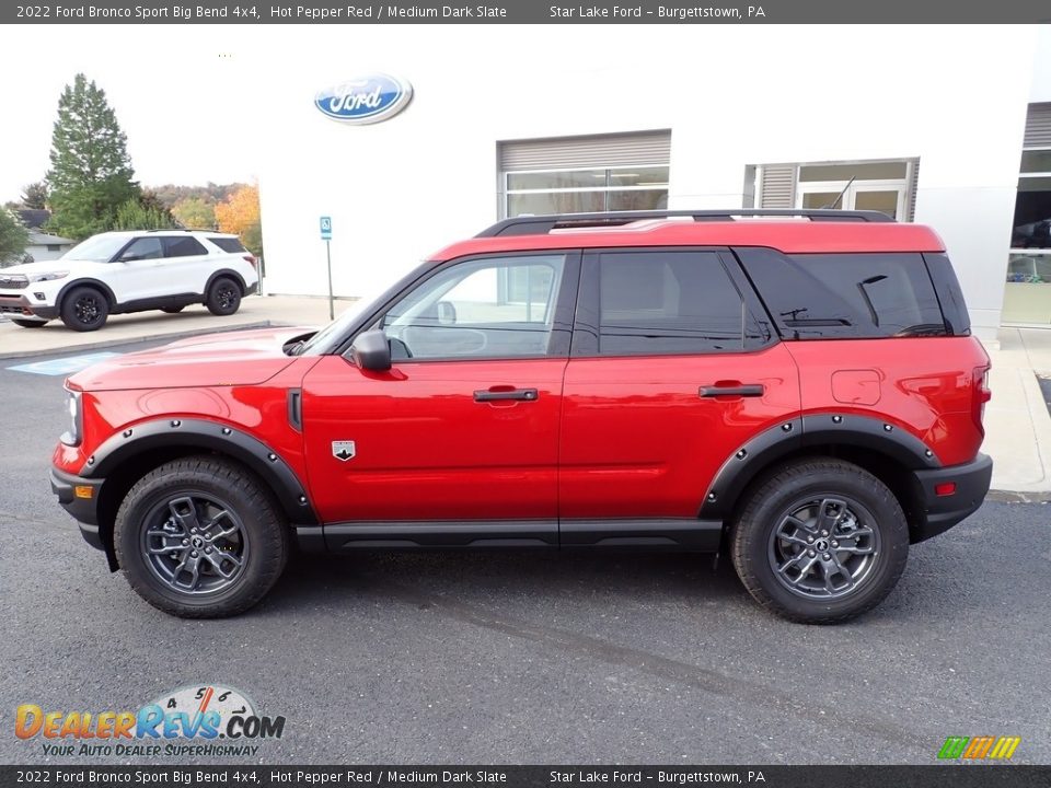 Hot Pepper Red 2022 Ford Bronco Sport Big Bend 4x4 Photo #2