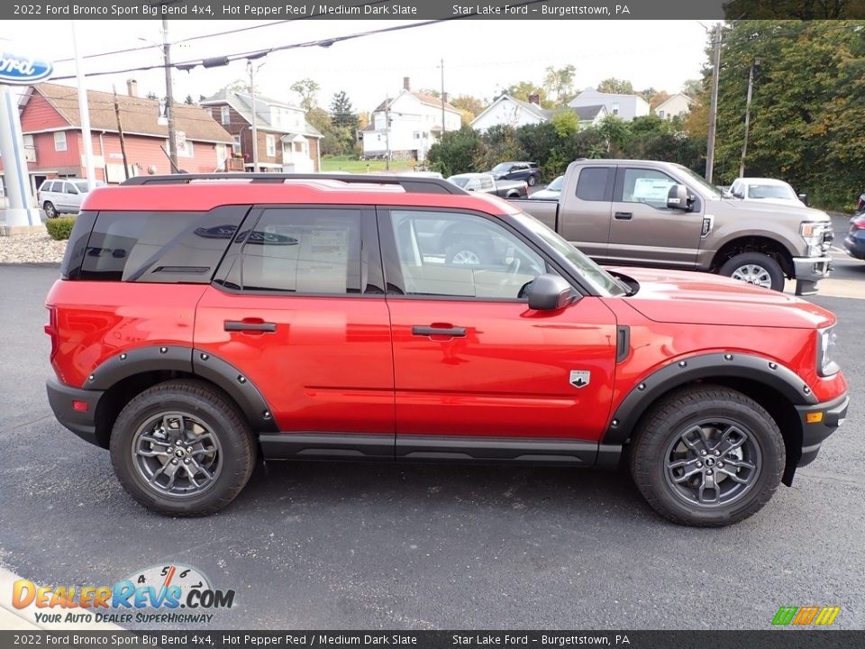 Hot Pepper Red 2022 Ford Bronco Sport Big Bend 4x4 Photo #6