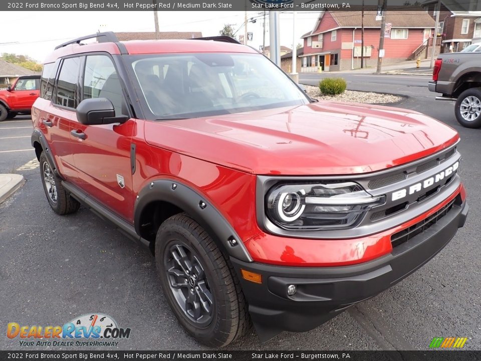 Front 3/4 View of 2022 Ford Bronco Sport Big Bend 4x4 Photo #7