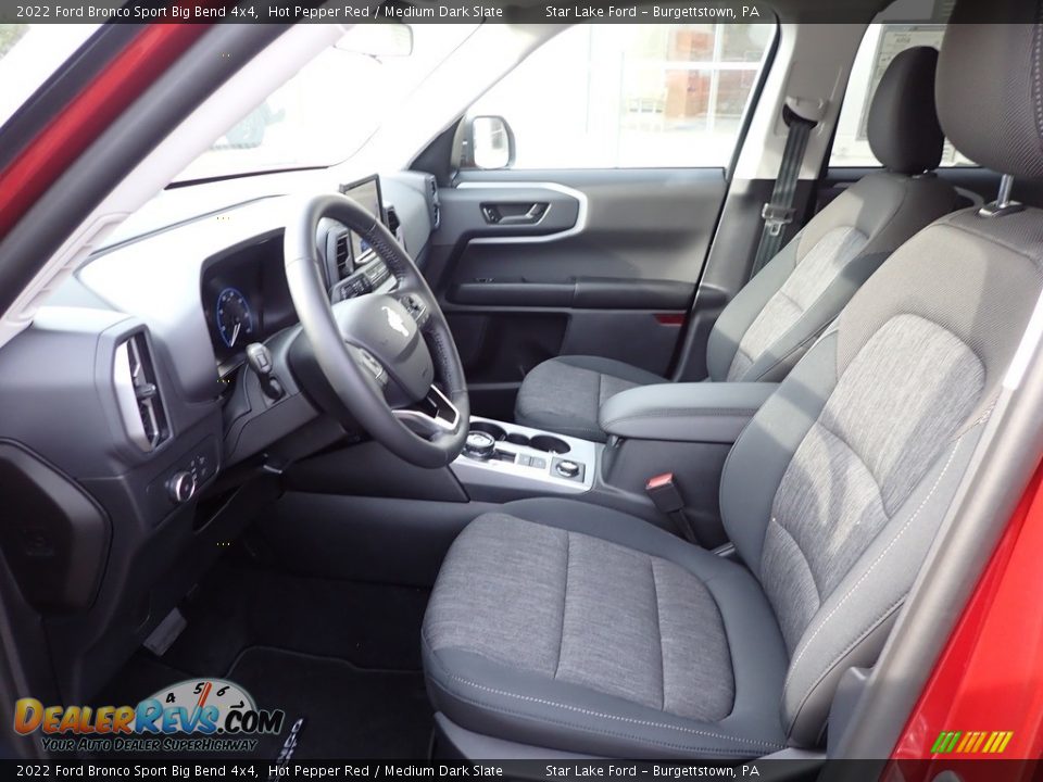 Front Seat of 2022 Ford Bronco Sport Big Bend 4x4 Photo #14