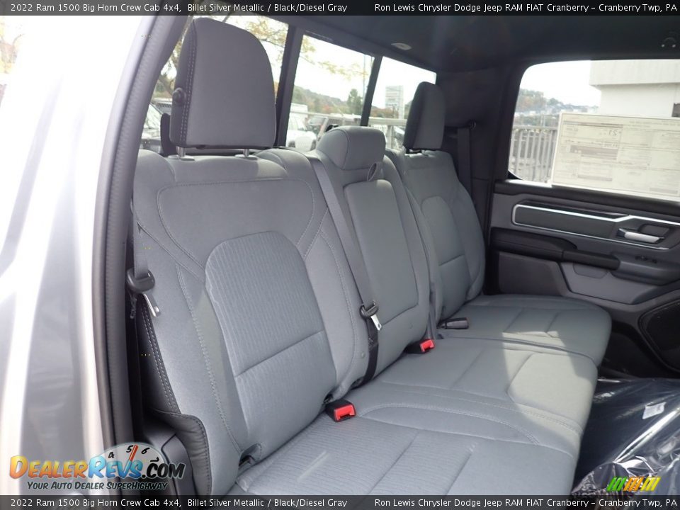 2022 Ram 1500 Big Horn Crew Cab 4x4 Billet Silver Metallic / Black/Diesel Gray Photo #11