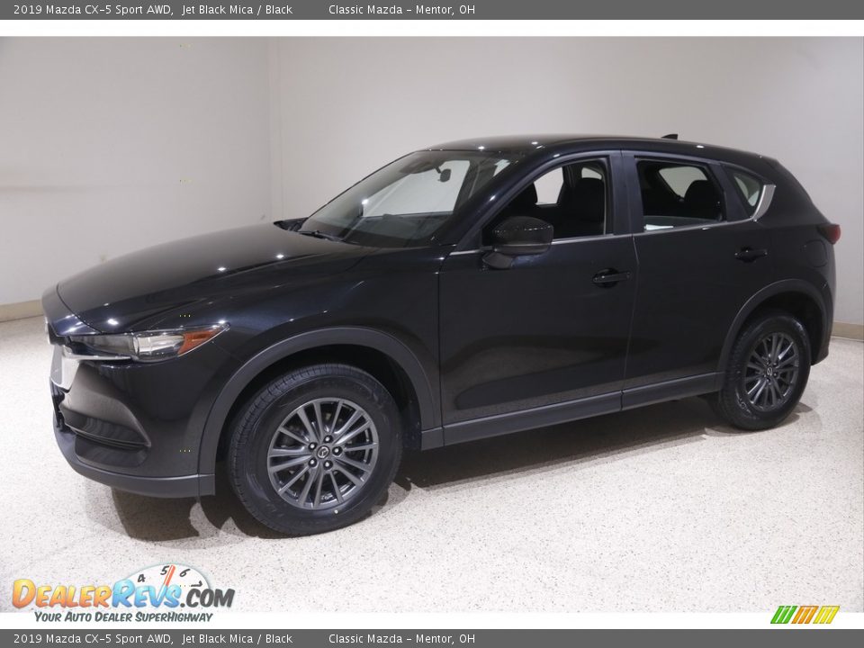 2019 Mazda CX-5 Sport AWD Jet Black Mica / Black Photo #3