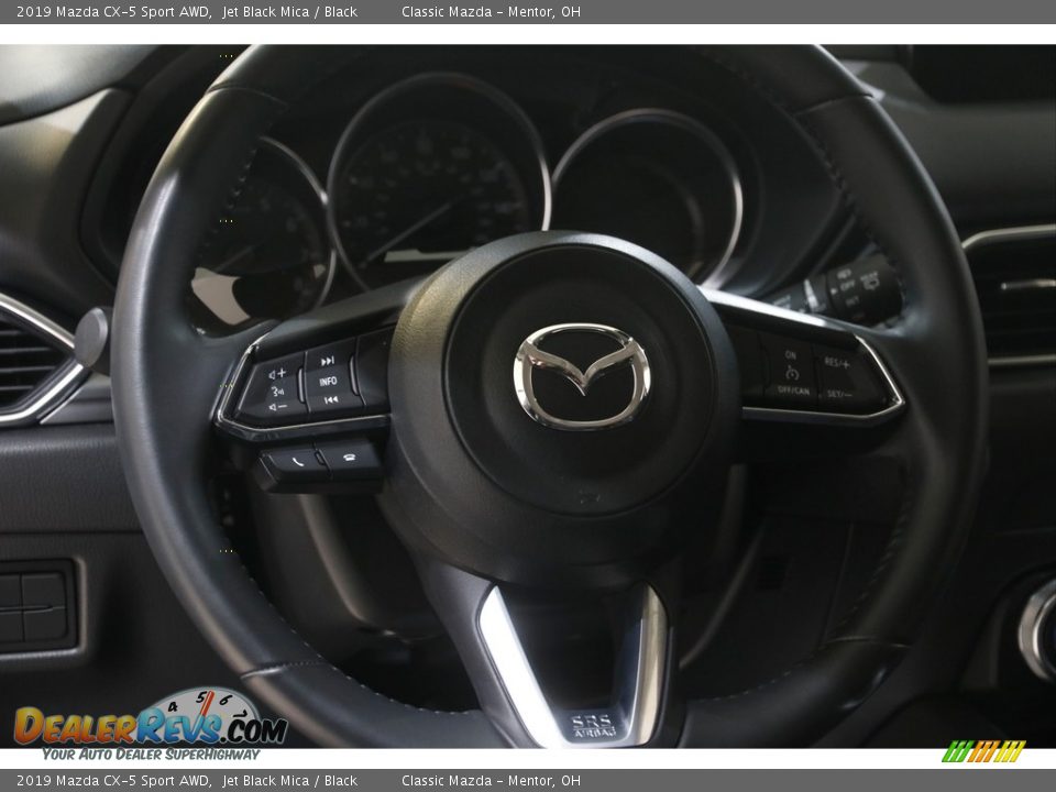 2019 Mazda CX-5 Sport AWD Jet Black Mica / Black Photo #7