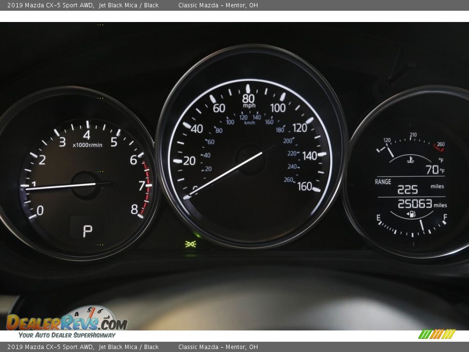 2019 Mazda CX-5 Sport AWD Jet Black Mica / Black Photo #8