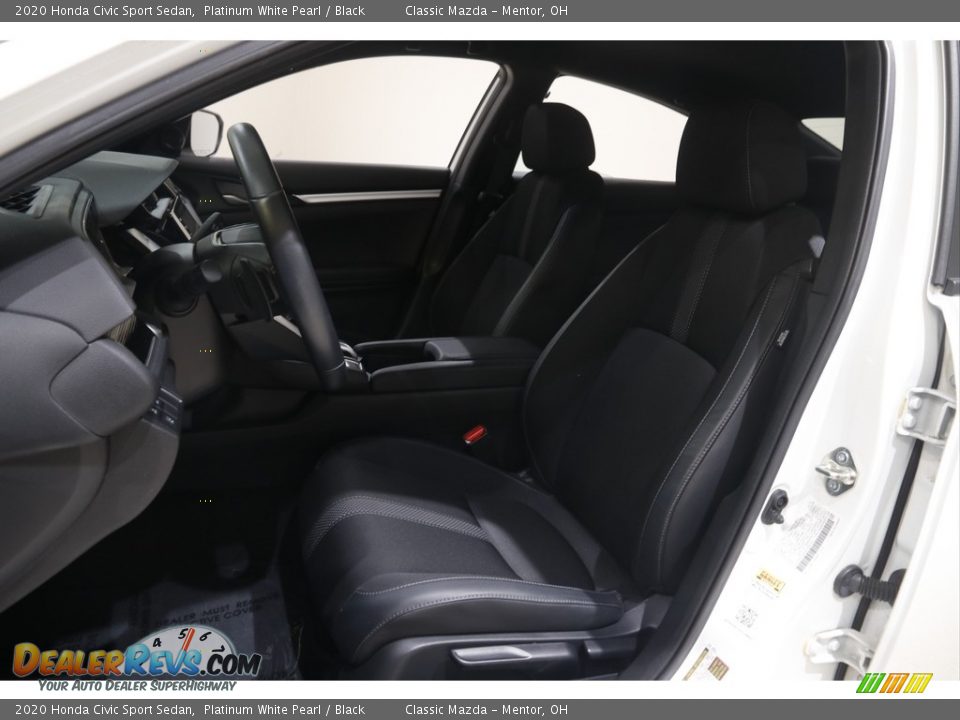 2020 Honda Civic Sport Sedan Platinum White Pearl / Black Photo #5