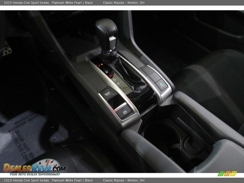 2020 Honda Civic Sport Sedan Platinum White Pearl / Black Photo #13