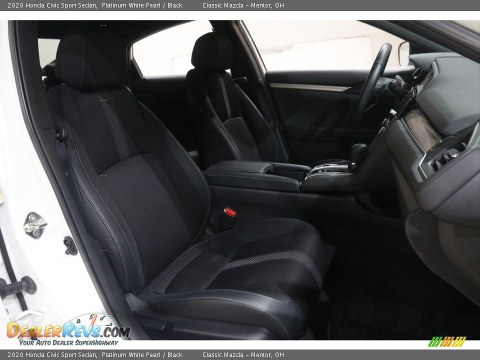2020 Honda Civic Sport Sedan Platinum White Pearl / Black Photo #15