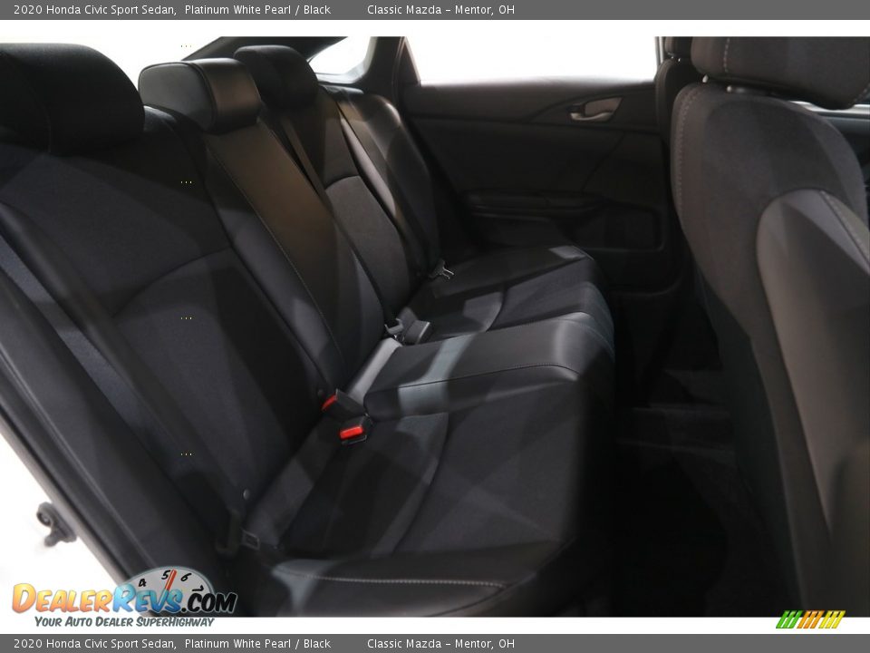 2020 Honda Civic Sport Sedan Platinum White Pearl / Black Photo #16