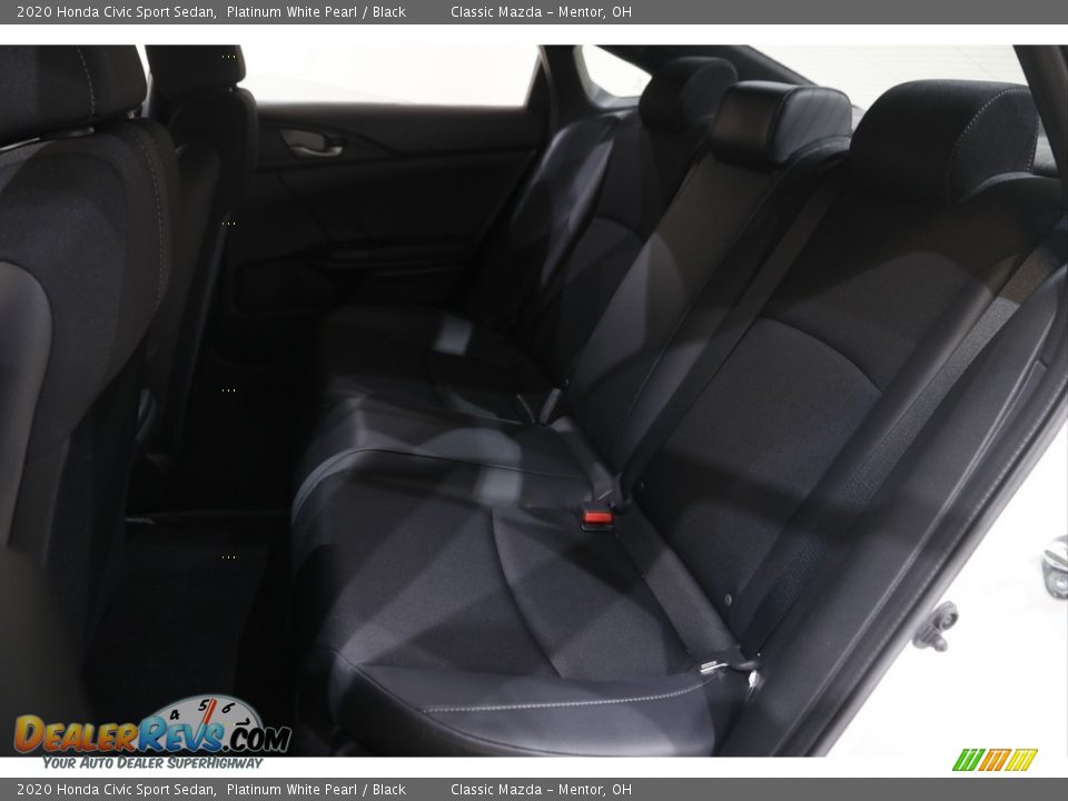 2020 Honda Civic Sport Sedan Platinum White Pearl / Black Photo #17