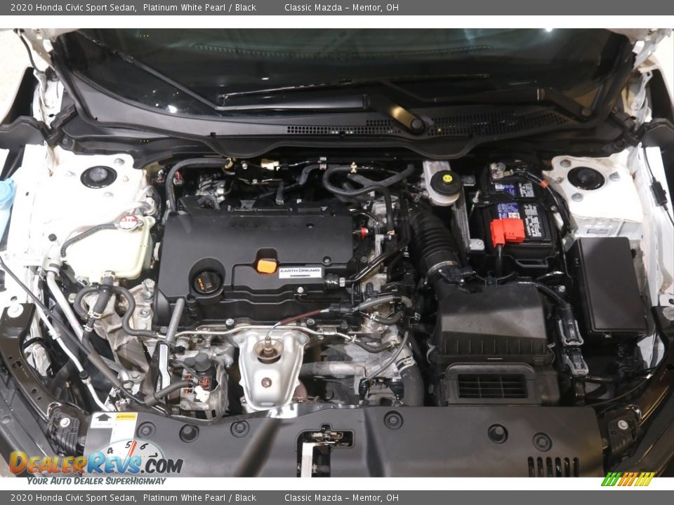 2020 Honda Civic Sport Sedan Platinum White Pearl / Black Photo #19