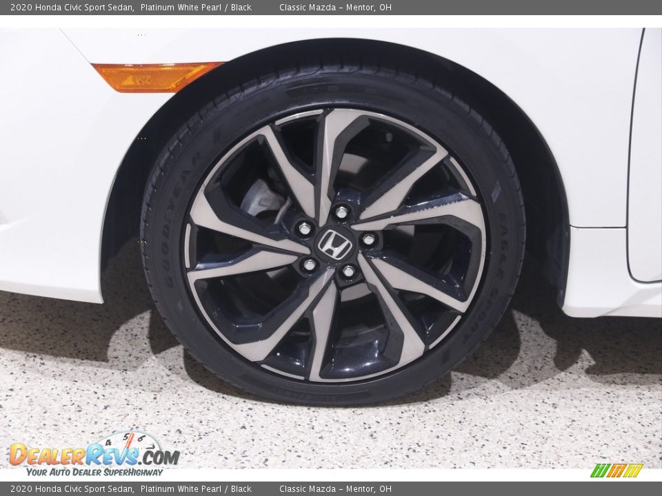 2020 Honda Civic Sport Sedan Platinum White Pearl / Black Photo #20