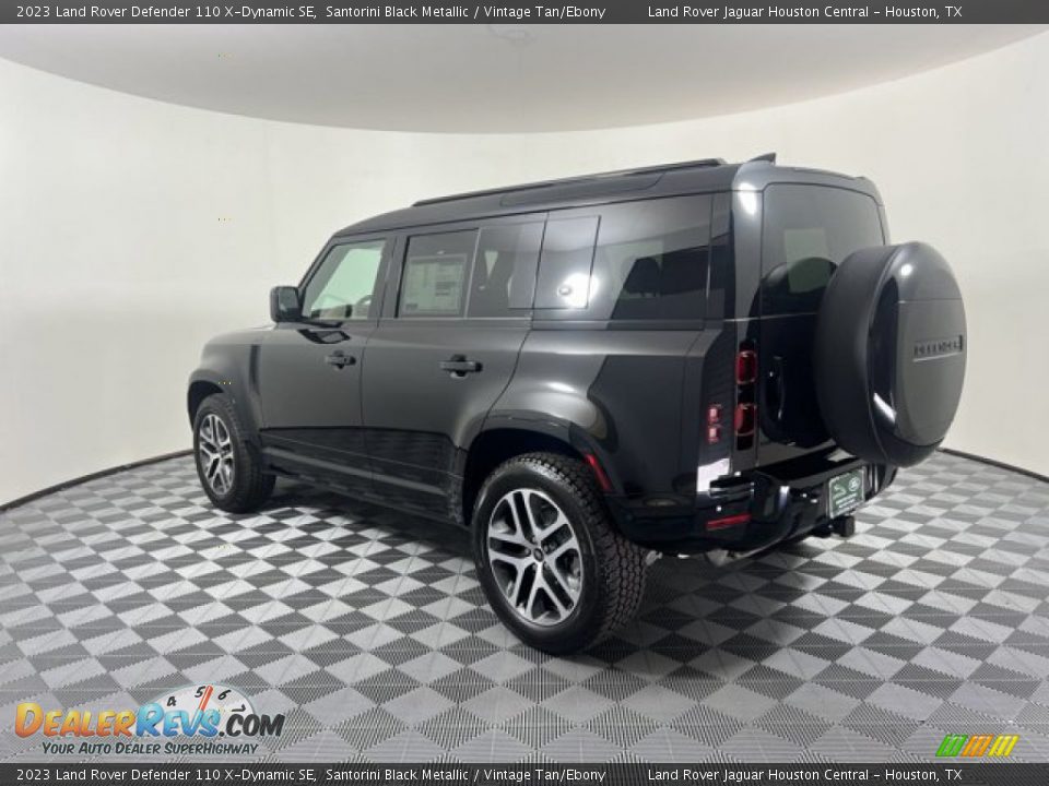 2023 Land Rover Defender 110 X-Dynamic SE Santorini Black Metallic / Vintage Tan/Ebony Photo #6