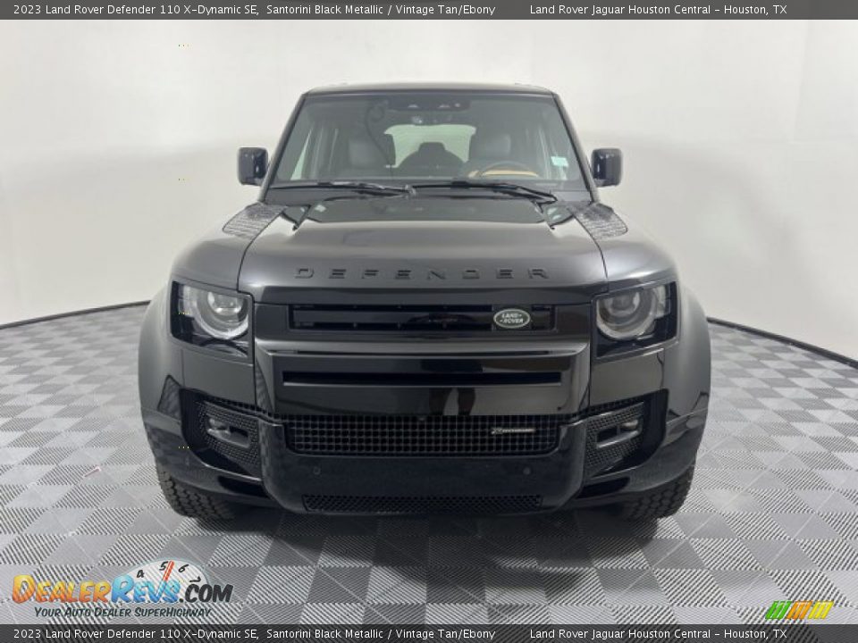 2023 Land Rover Defender 110 X-Dynamic SE Santorini Black Metallic / Vintage Tan/Ebony Photo #8