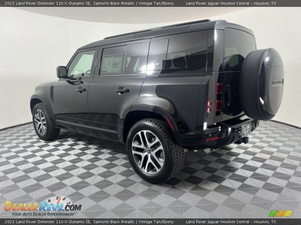 2023 Land Rover Defender 110 X-Dynamic SE Santorini Black Metallic / Vintage Tan/Ebony Photo #10