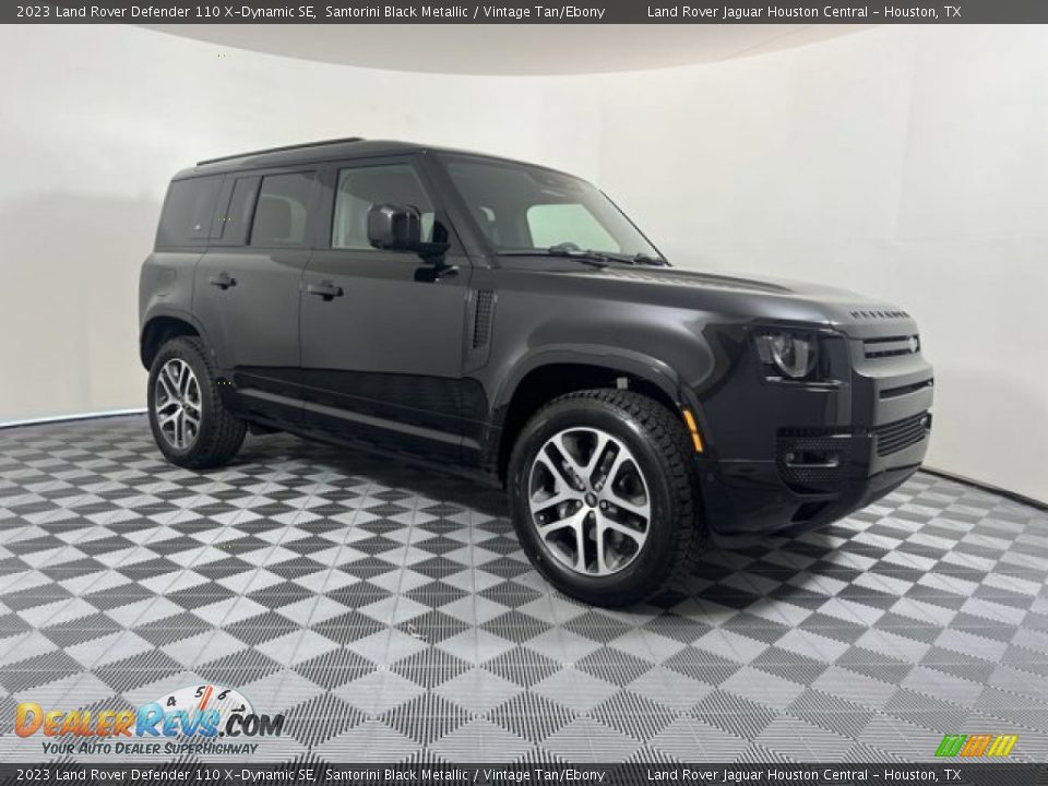 2023 Land Rover Defender 110 X-Dynamic SE Santorini Black Metallic / Vintage Tan/Ebony Photo #12