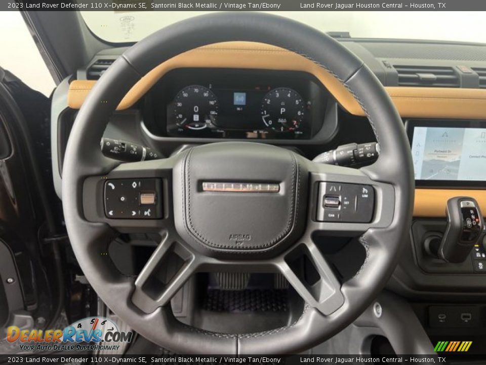 2023 Land Rover Defender 110 X-Dynamic SE Santorini Black Metallic / Vintage Tan/Ebony Photo #16