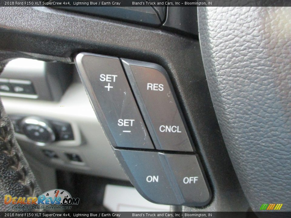 2018 Ford F150 XLT SuperCrew 4x4 Lightning Blue / Earth Gray Photo #19