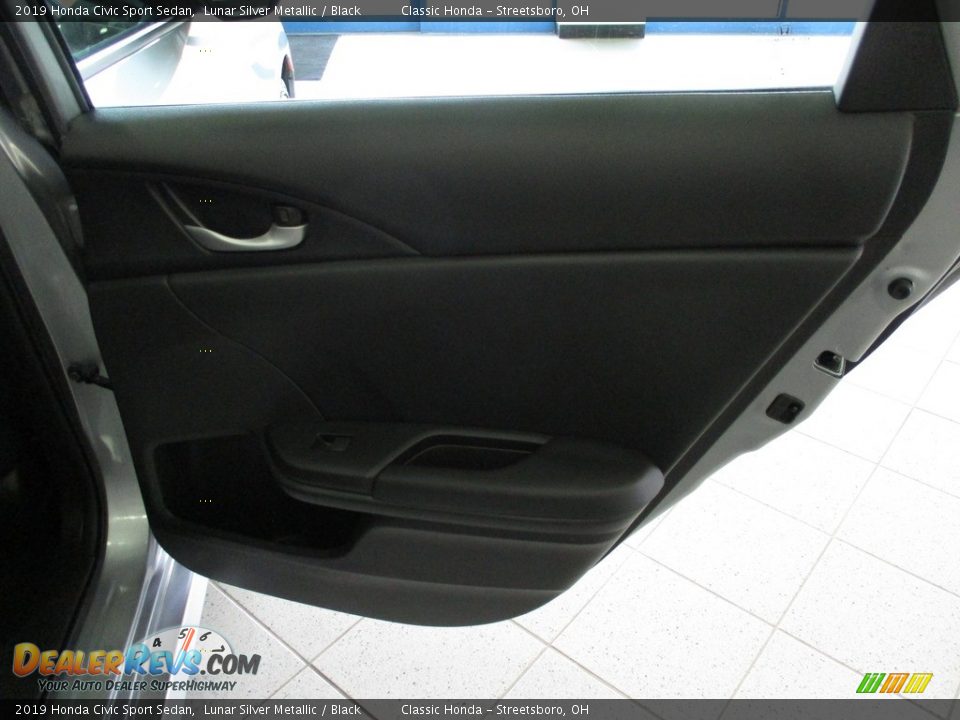 2019 Honda Civic Sport Sedan Lunar Silver Metallic / Black Photo #17