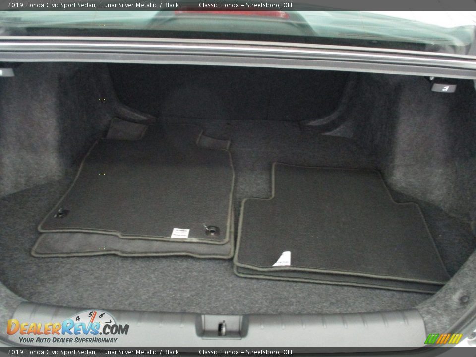 2019 Honda Civic Sport Sedan Lunar Silver Metallic / Black Photo #20