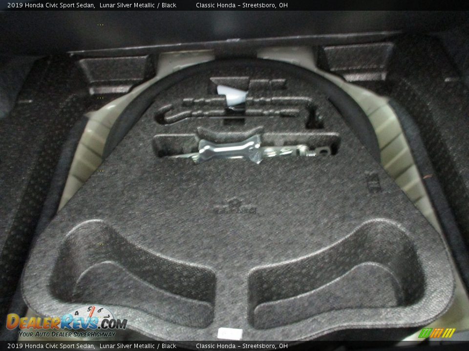 2019 Honda Civic Sport Sedan Lunar Silver Metallic / Black Photo #21