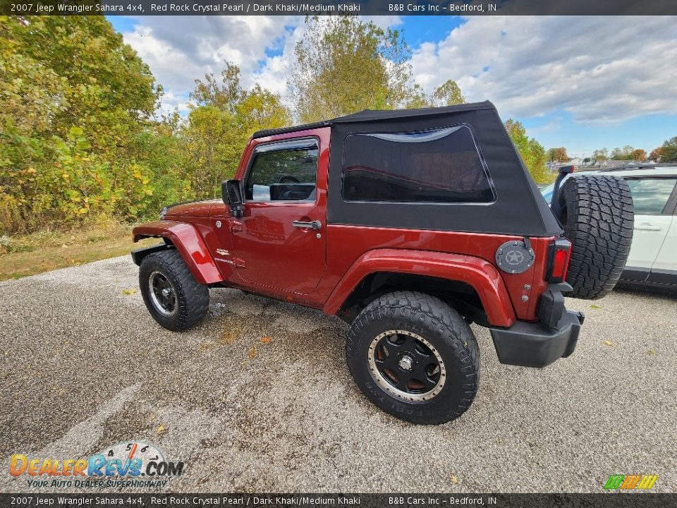 2007 Jeep Wrangler Sahara 4x4 Red Rock Crystal Pearl / Dark Khaki/Medium Khaki Photo #1