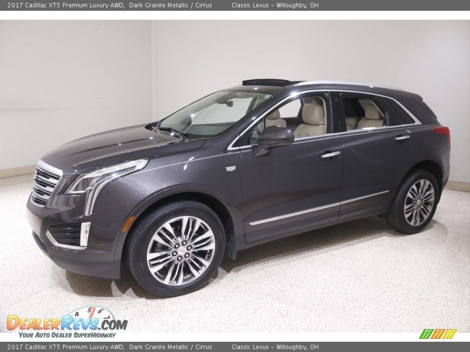 2017 Cadillac XT5 Premium Luxury AWD Dark Granite Metallic / Cirrus Photo #3