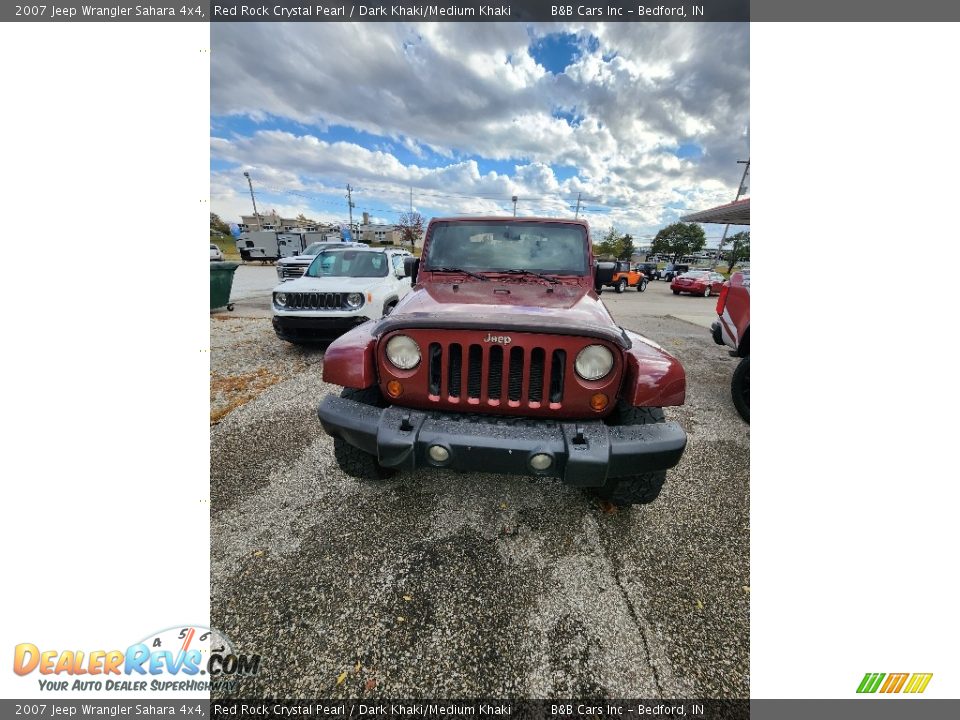 2007 Jeep Wrangler Sahara 4x4 Red Rock Crystal Pearl / Dark Khaki/Medium Khaki Photo #3