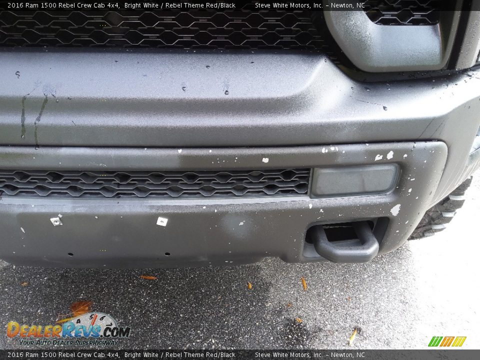 2016 Ram 1500 Rebel Crew Cab 4x4 Bright White / Rebel Theme Red/Black Photo #4