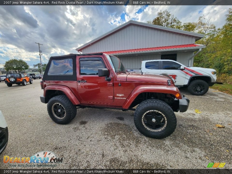 2007 Jeep Wrangler Sahara 4x4 Red Rock Crystal Pearl / Dark Khaki/Medium Khaki Photo #5