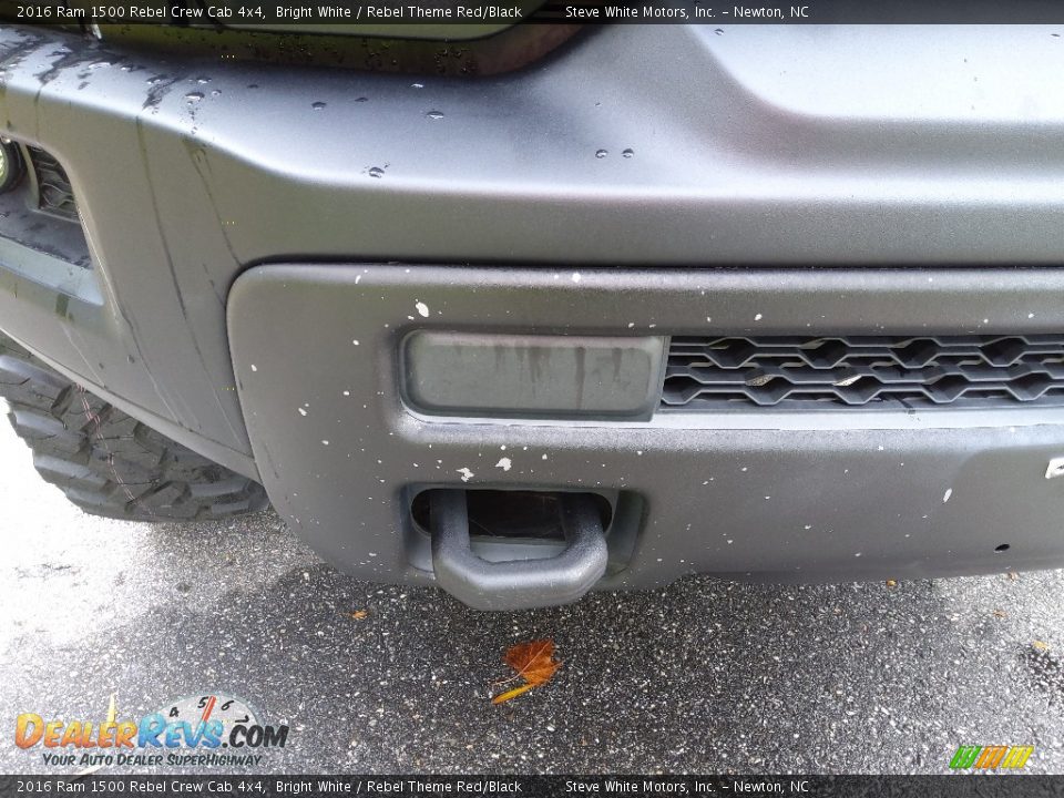 2016 Ram 1500 Rebel Crew Cab 4x4 Bright White / Rebel Theme Red/Black Photo #5