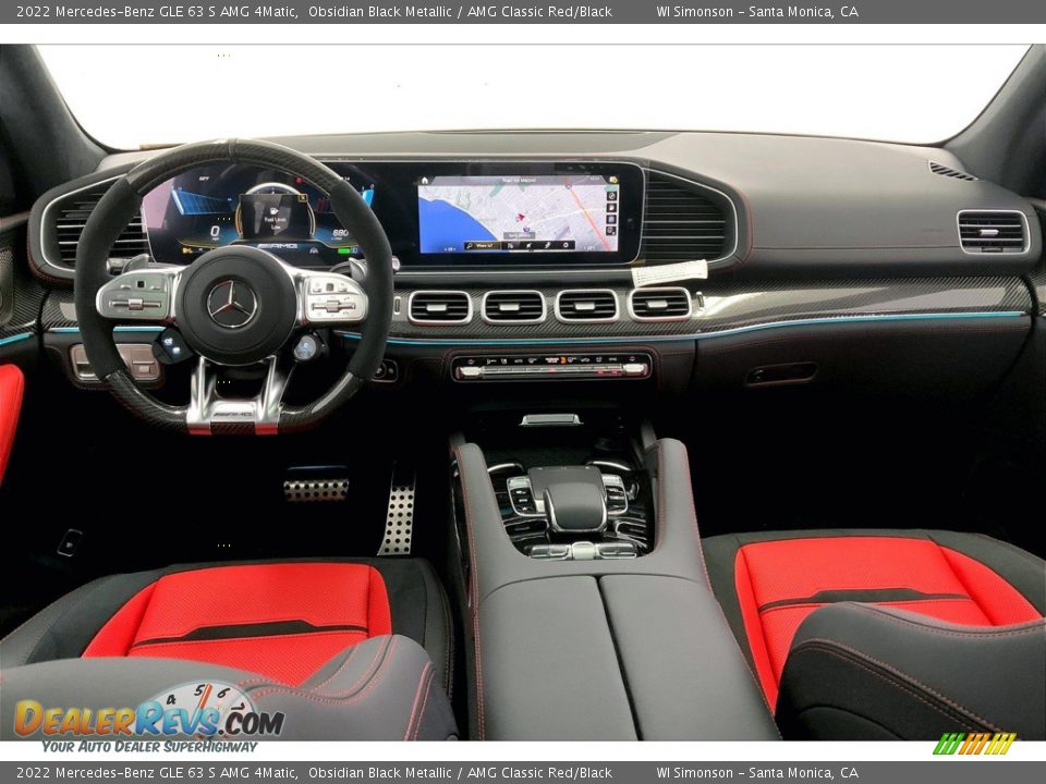 Dashboard of 2022 Mercedes-Benz GLE 63 S AMG 4Matic Photo #6