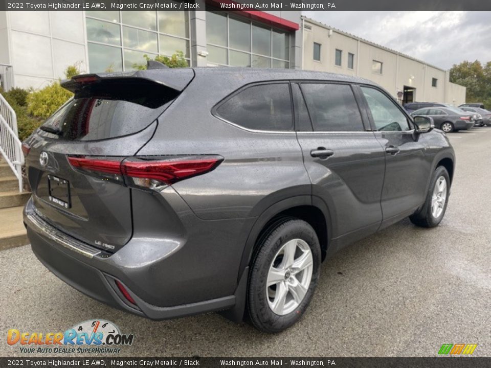 2022 Toyota Highlander LE AWD Magnetic Gray Metallic / Black Photo #7