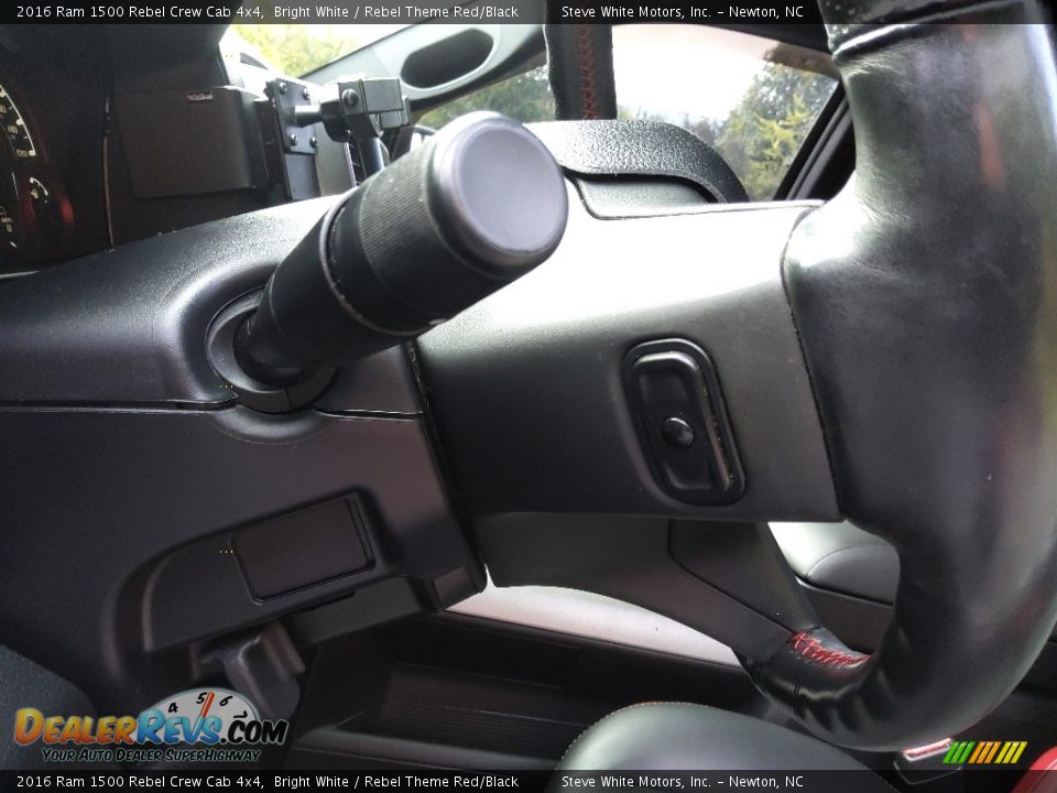 2016 Ram 1500 Rebel Crew Cab 4x4 Bright White / Rebel Theme Red/Black Photo #20