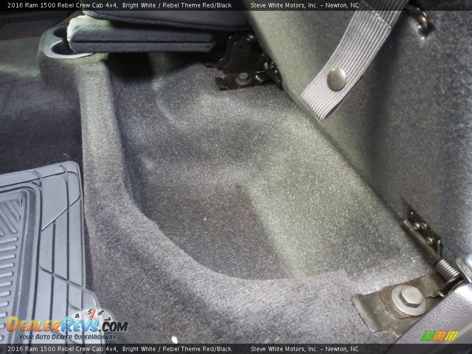 2016 Ram 1500 Rebel Crew Cab 4x4 Bright White / Rebel Theme Red/Black Photo #23