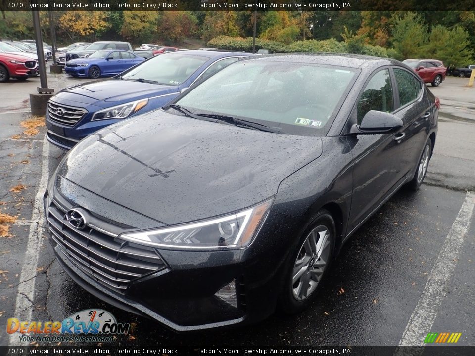 2020 Hyundai Elantra Value Edition Portofino Gray / Black Photo #1