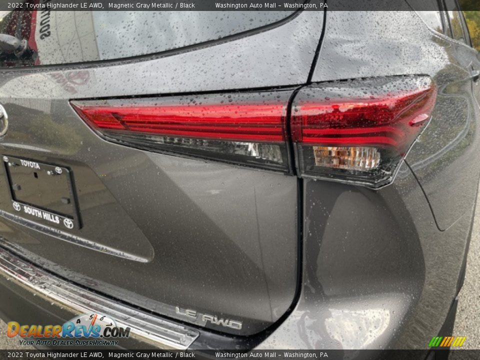 2022 Toyota Highlander LE AWD Magnetic Gray Metallic / Black Photo #26