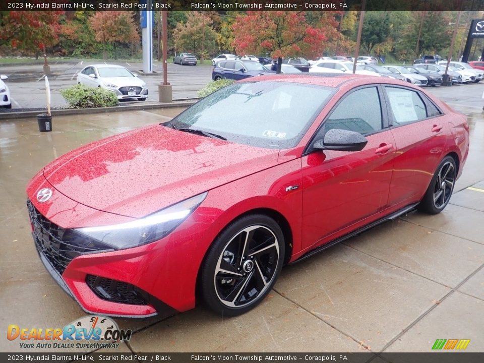 Front 3/4 View of 2023 Hyundai Elantra N-Line Photo #6