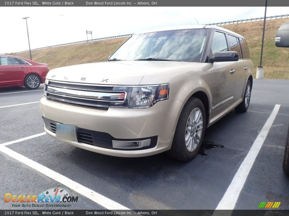 White Gold 2017 Ford Flex SEL Photo #5