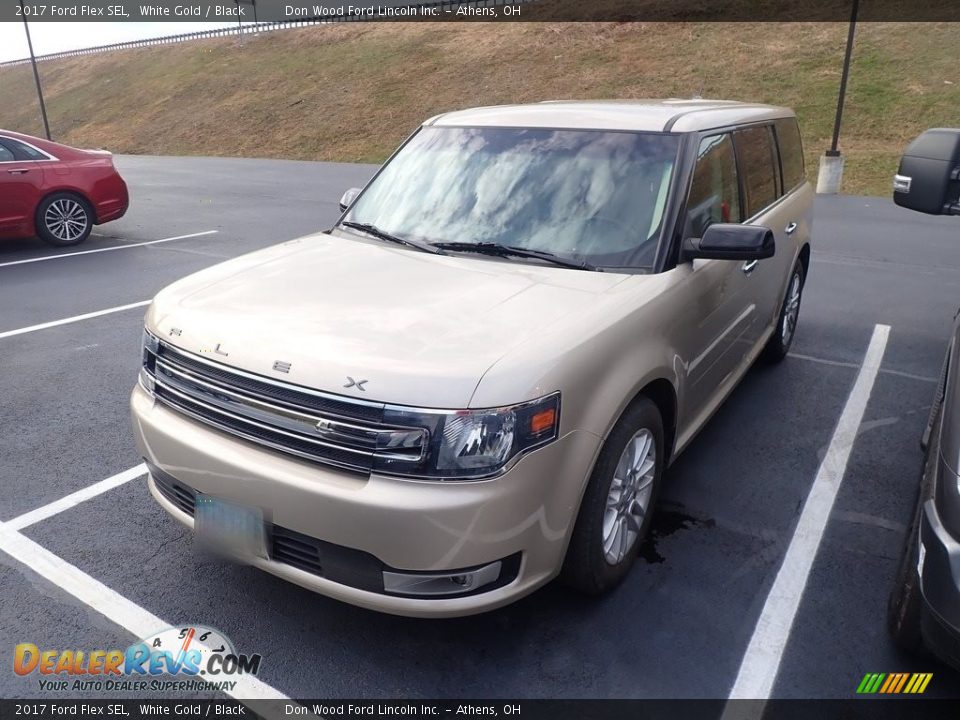 2017 Ford Flex SEL White Gold / Black Photo #6