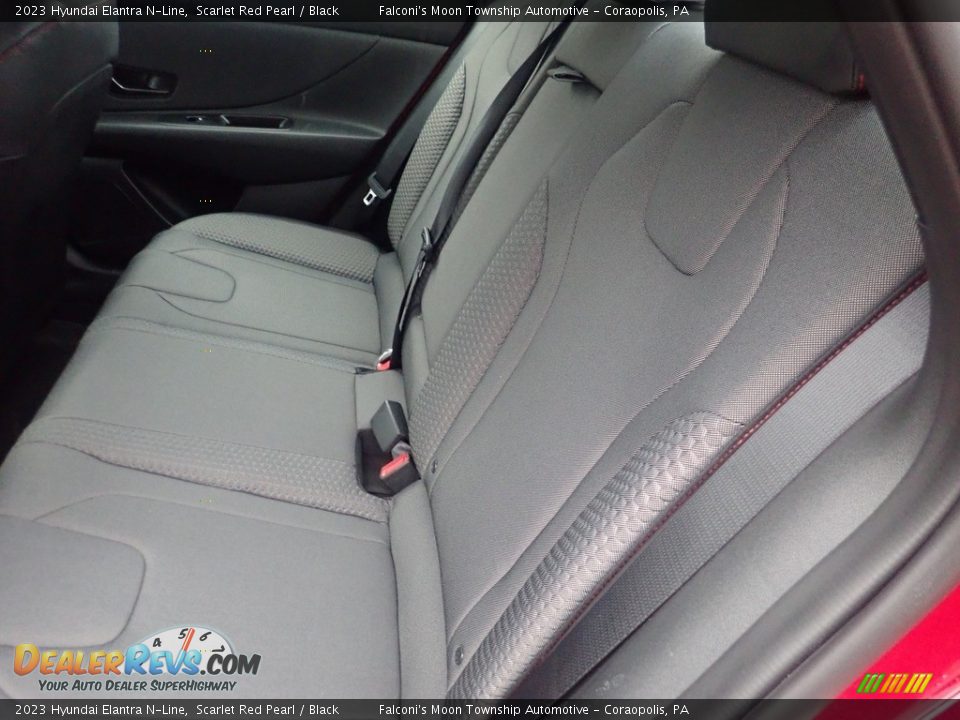 Rear Seat of 2023 Hyundai Elantra N-Line Photo #12