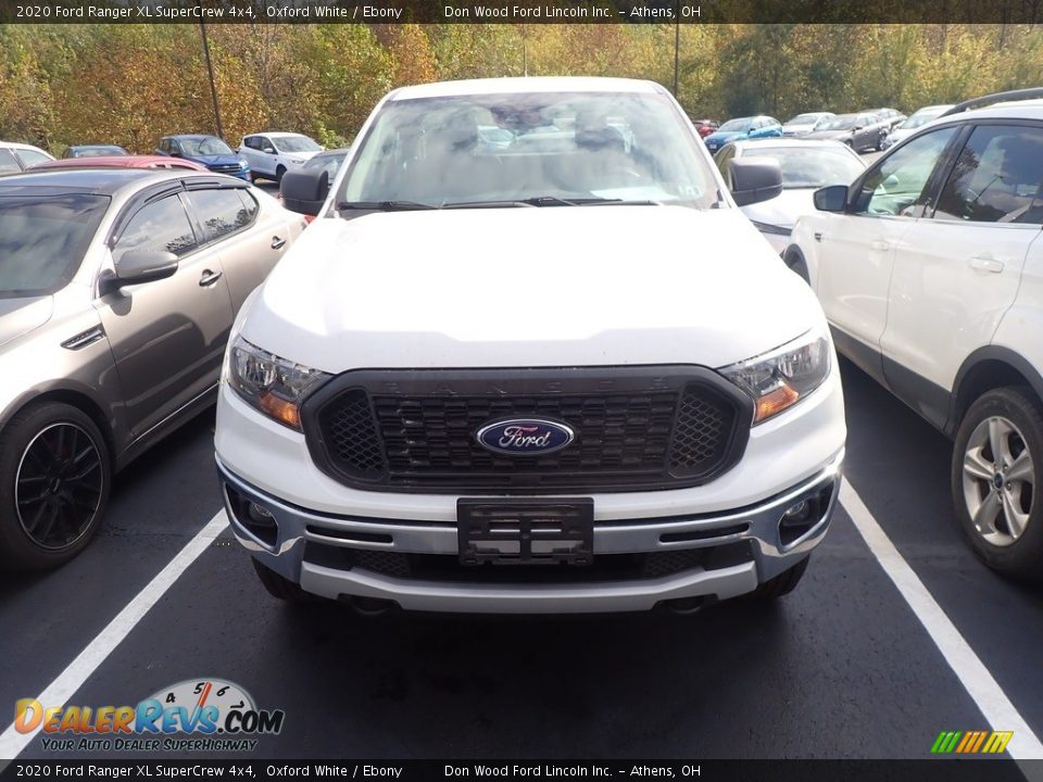 2020 Ford Ranger XL SuperCrew 4x4 Oxford White / Ebony Photo #3