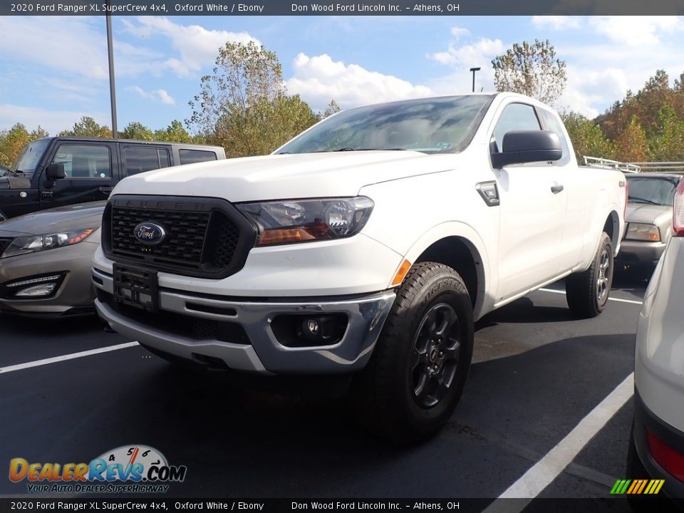 2020 Ford Ranger XL SuperCrew 4x4 Oxford White / Ebony Photo #4