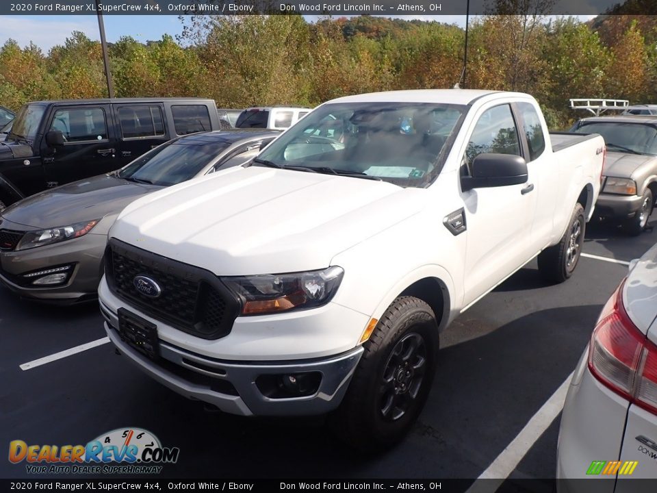2020 Ford Ranger XL SuperCrew 4x4 Oxford White / Ebony Photo #5