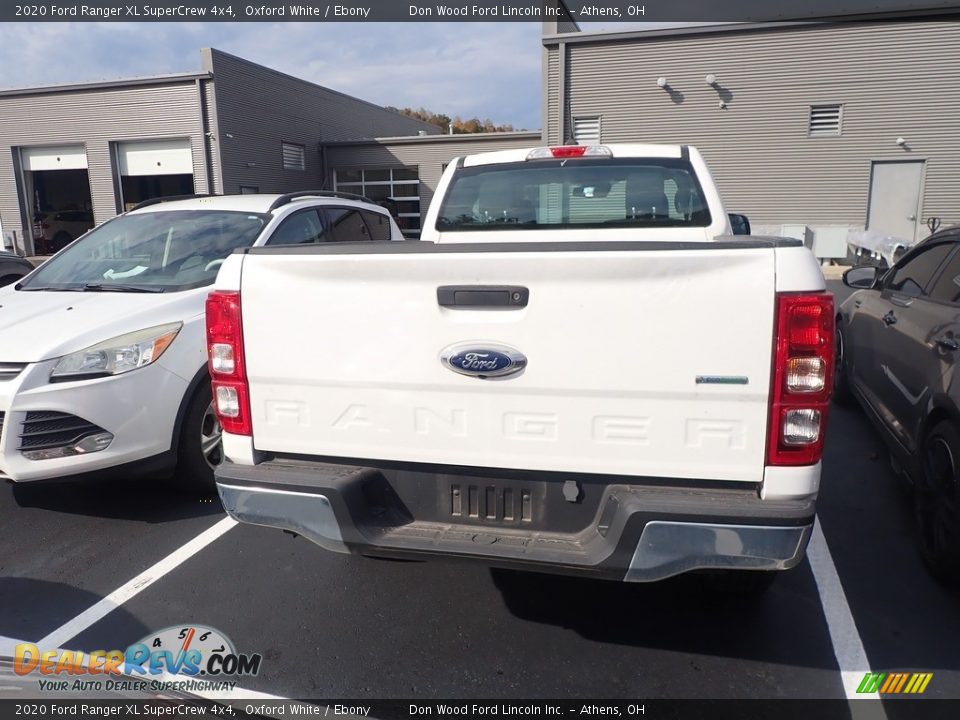 2020 Ford Ranger XL SuperCrew 4x4 Oxford White / Ebony Photo #7