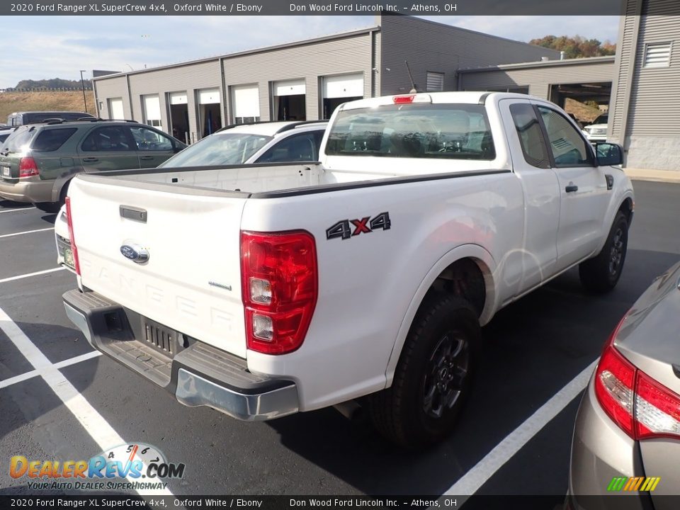 2020 Ford Ranger XL SuperCrew 4x4 Oxford White / Ebony Photo #8