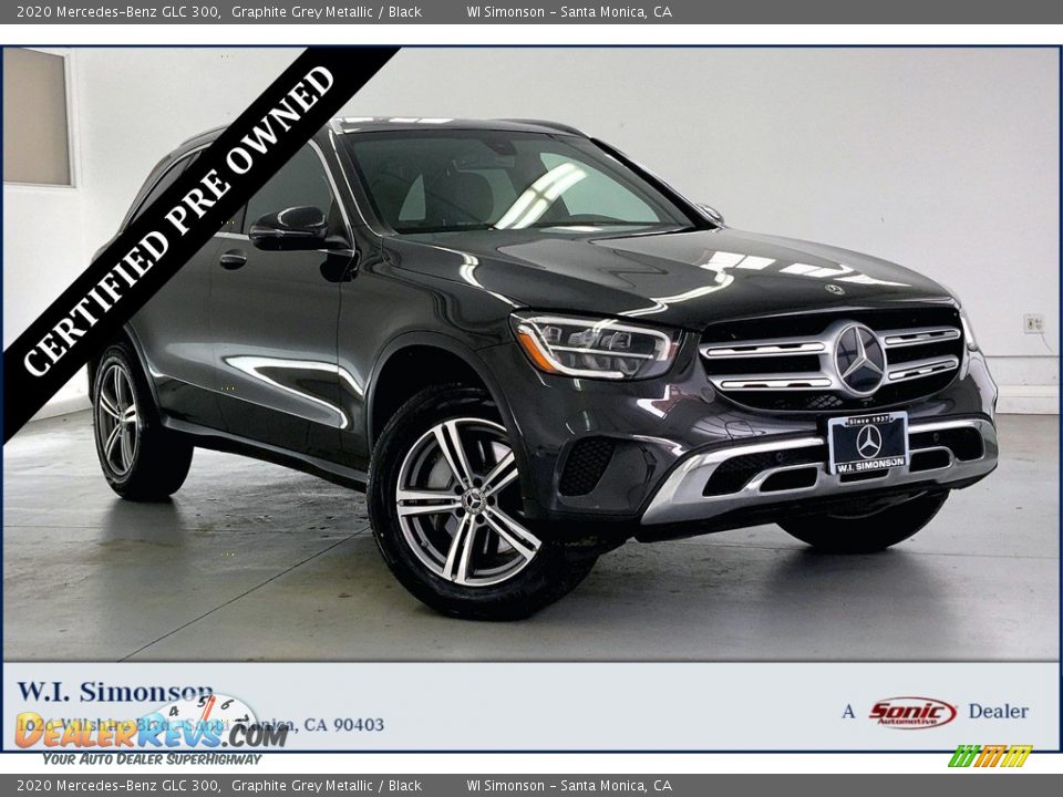 2020 Mercedes-Benz GLC 300 Graphite Grey Metallic / Black Photo #1