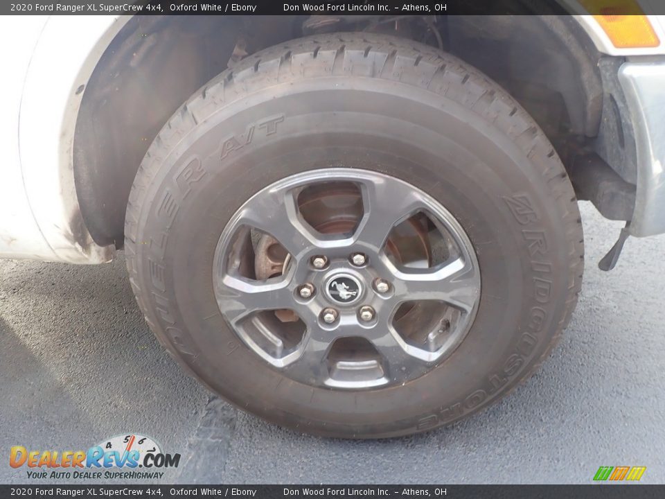 2020 Ford Ranger XL SuperCrew 4x4 Oxford White / Ebony Photo #10