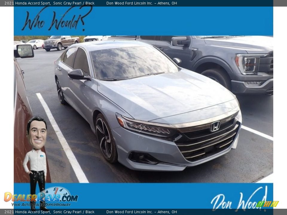 2021 Honda Accord Sport Sonic Gray Pearl / Black Photo #1